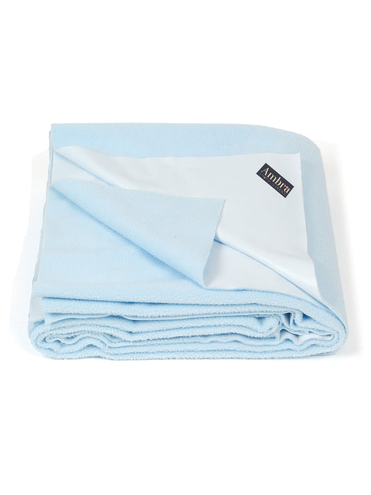 Ultra-Absorbent Waterproof Baby Mattress Protector – Soft, Quick-Dry, Washable & Reusable Crib & Toddler Bed Sheet Shield