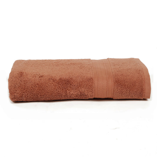Premium Dark Rust Colour 500 GSM 100% Cotton Bath Towel
