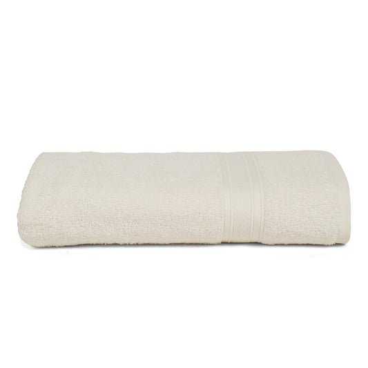 Premium Cream Colour 500 GSM 100% Cotton Bath Towel
