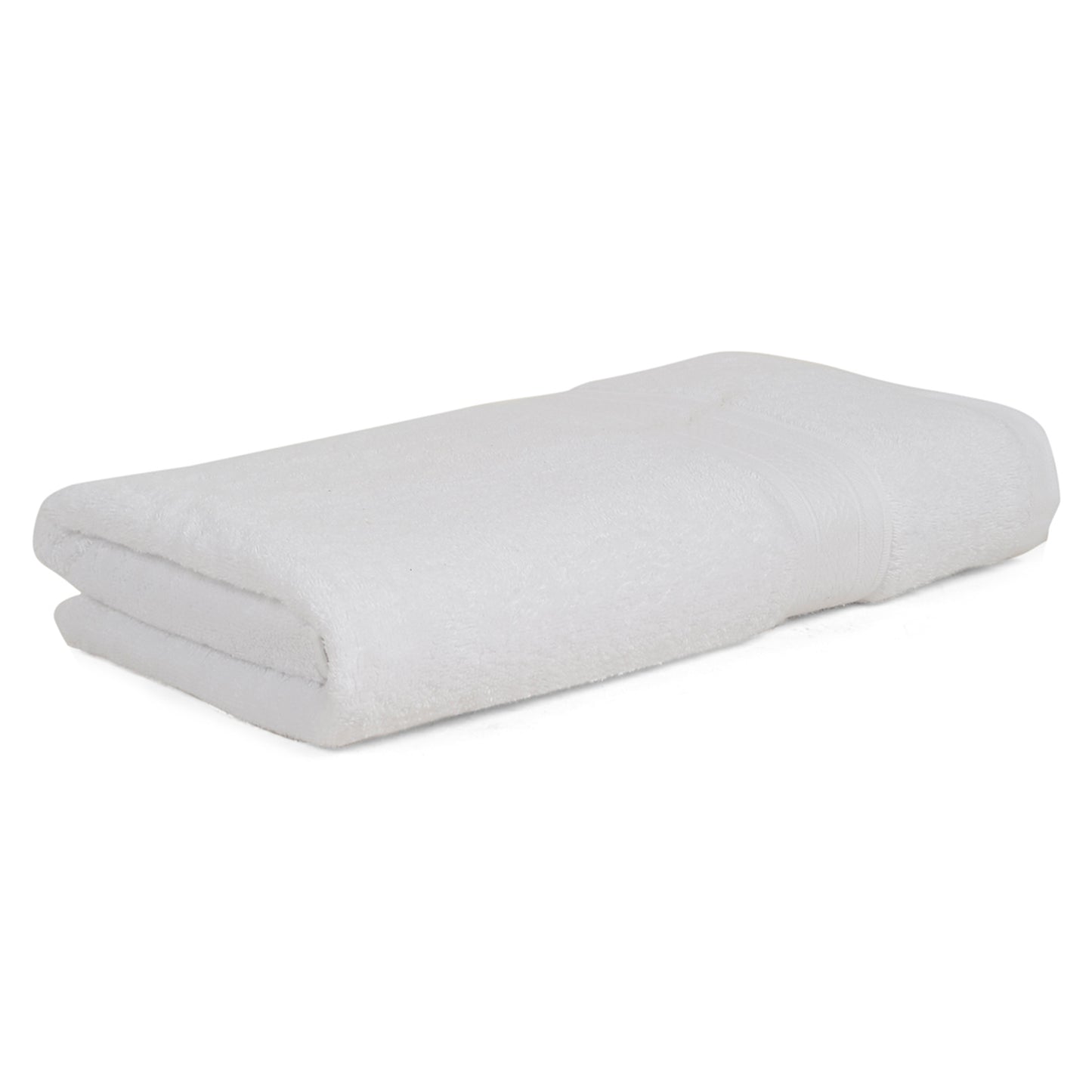 Premium White Colour 500 GSM 100% Cotton Bath Towel