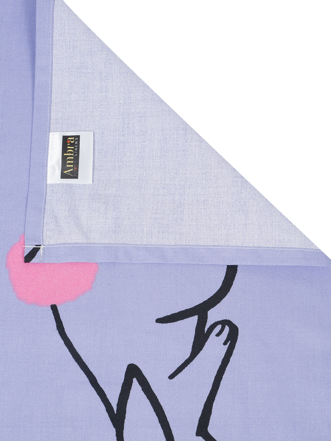 Rabbit Print Kids Bedsheet Set – 100% Cotton for Single Bed