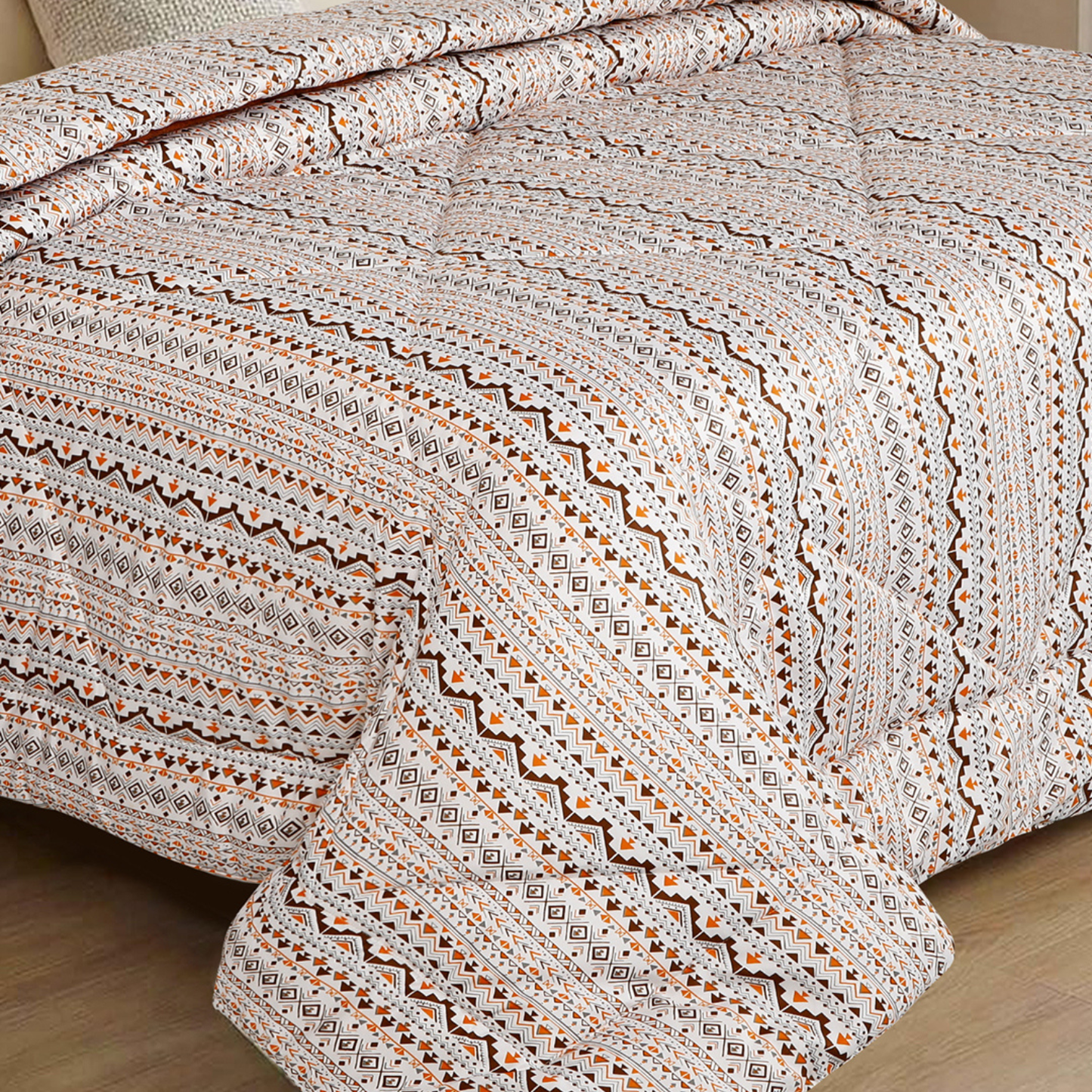 Multicolor Geometric Printed Comforter – 1 Piece