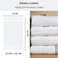 Premium 500 GSM 100% Cotton Bath Towel (Pack of 2)