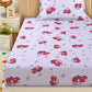 Car Print Kids Bedsheet Set – 100% Cotton, Single Bed, Yellow & Pink