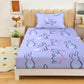 Rabbit Print Kids Bedsheet Set – 100% Cotton for Single Bed