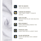 Premium 500 GSM 100% Cotton Hand Towels (Pack of 4)