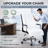 Premium 500 GSM Cotton Office Chair Towel (Pack of 2)