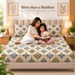 Cotton 300 TC Sateen Ivory Colour Bedsheet Set for King Size – Soft, Durable & Long-Lasting