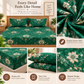 Cotton 300 TC Sateen Green Colour Bedsheet Set for King Size – Soft, Durable & Long-Lasting
