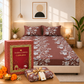 Cotton 300 TC Sateen Brown Colour Bedsheet Set for King Size – Soft, Durable & Long-Lasting