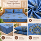 Cotton 300 TC Sateen Blue Colour Bedsheet Set for King Size – Soft, Durable & Long-Lasting