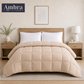 Solid Baby Pink Microfiber Comforter – 220 GSM All-Season AC Comforter & Blanket