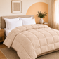Solid Baby Pink Microfiber Comforter – 300 GSM All-Season AC Comforter & Blanket