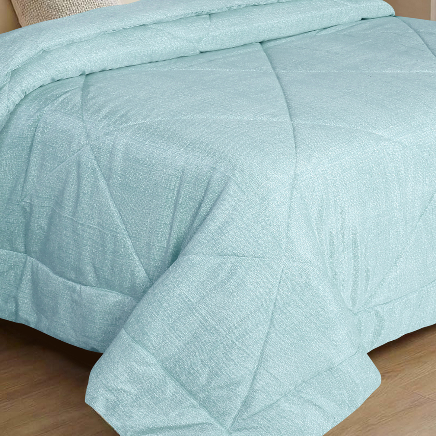 Sky Blue Solid Comforter – 1 Piece