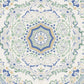 Heritage Mandala Blue Cotton Bedsheet with Pillow Cover (King Size)