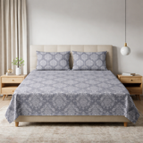 Royal Floral Design Bedsheet Set (King Size)
