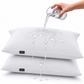 Terry Cotton Pillow Protector - White Colour – Waterproof, Soft & Durable