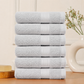 Premium 500 GSM 100% Cotton Light Grey Colour Hand Towels