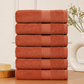 Premium 500 GSM 100% Cotton Rust Colour Hand Towels