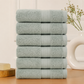 Premium 500 GSM 100% Cotton Aqua Green Colour Hand Towels
