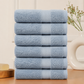 Premium 500 GSM 100% Cotton Sky Blue Colour Hand Towels