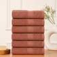 Premium 500 GSM 100% Cotton Dark Rust Colour Hand Towels