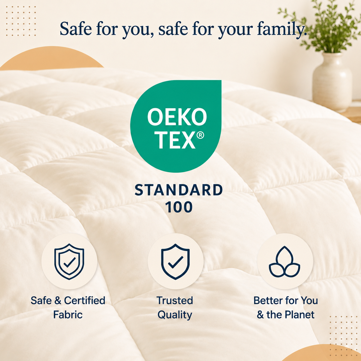 Solid Cream Microfiber Comforter – 300 GSM All-Season AC Comforter & Blanket