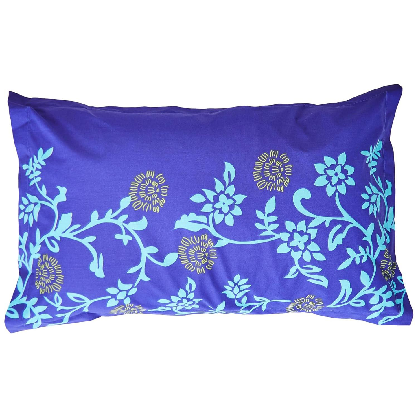 Purple Floral Printed Pillow Cover Set of 2