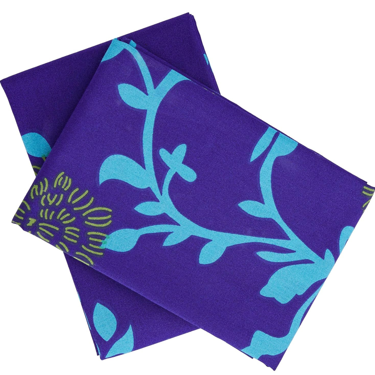 Purple Floral Printed Pillow Cover Set of 2