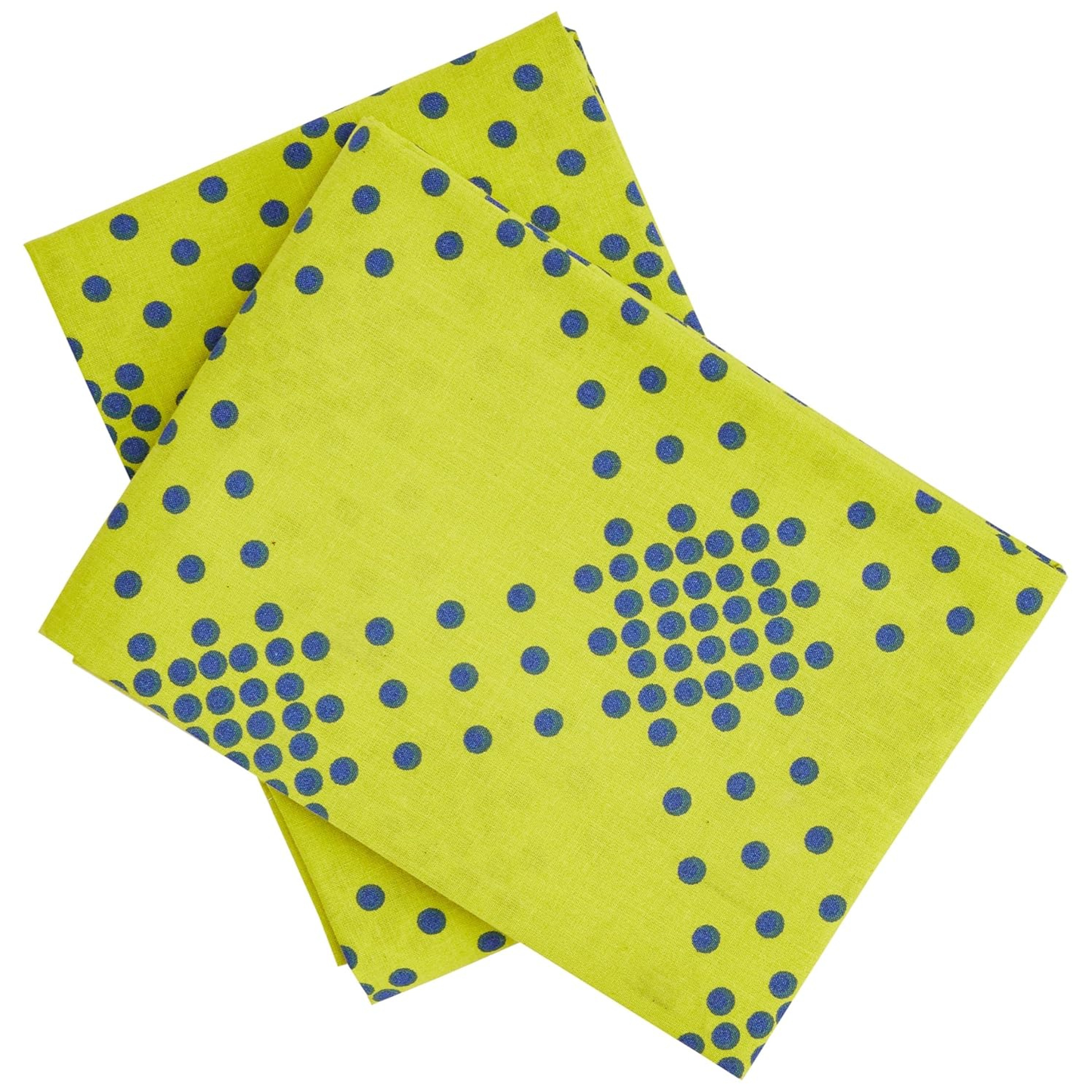 Lime Green Geometric Printed Pillow Cover Set of 2