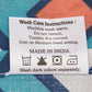 Blue Geometric Printed Single Bedsheet with 1 Pillow Cover