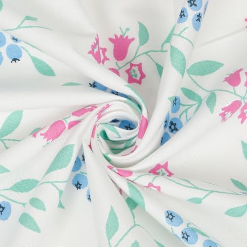 Pastel Floral Printed Single Bedsheet with 1 Pillow Cover
