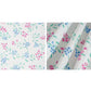 Pastel Floral Printed Single Bedsheet with 1 Pillow Cover
