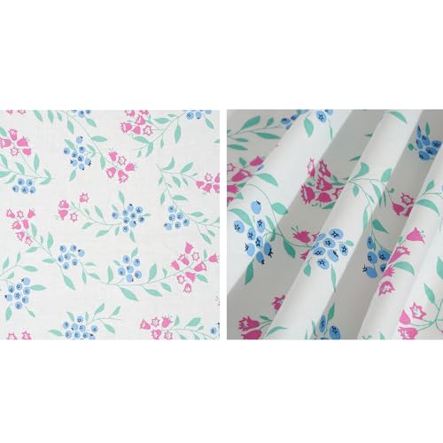 Pastel Floral Printed Single Bedsheet with 1 Pillow Cover