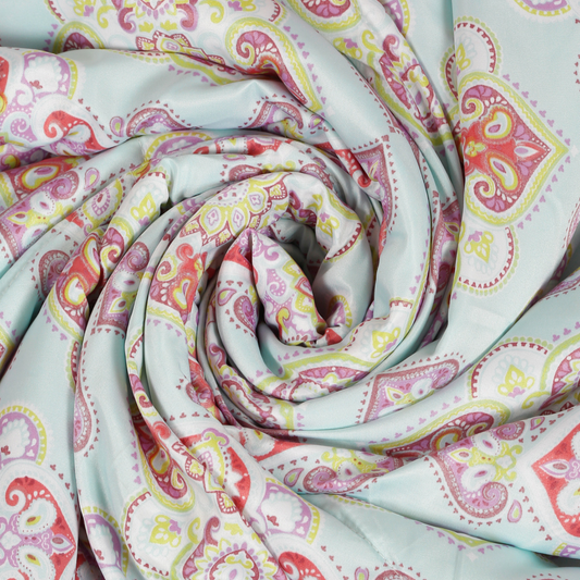 Grey Ethnic Printed Comforter – 1 Piece
