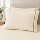 400 Thread Count 100% Organic Cotton Merrow Design Classic Ivory – Marron Premium Bedsheet King Size