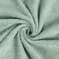 Premium 6 Piece Aqua Green Colour Cotton Towel Set (Bath, Hand & Face)
