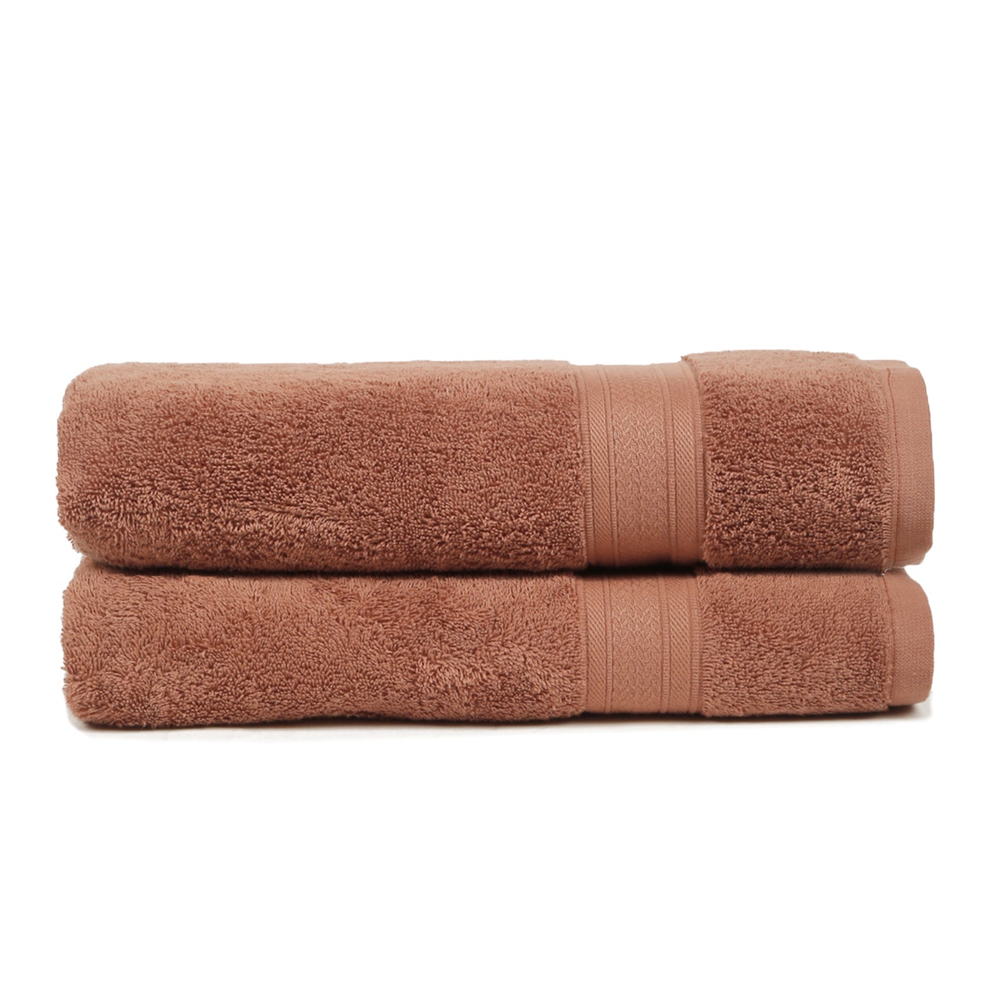 Premium Dark Rust Colour 500 GSM 100% Cotton Bath Towel