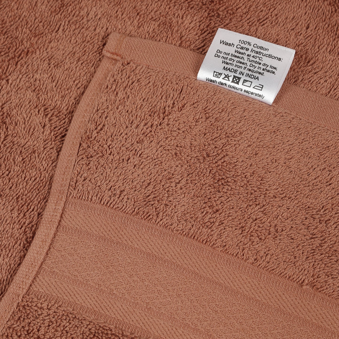 Premium Dark Rust Colour 500 GSM 100% Cotton Bath Towel