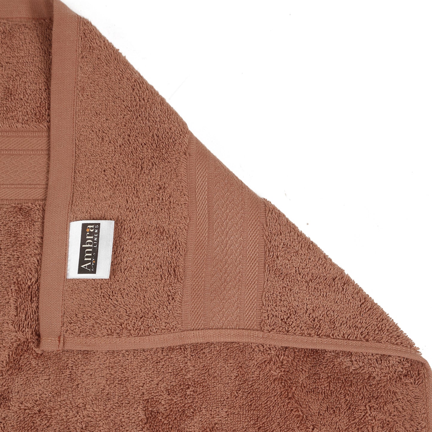 Premium Dark Rust Colour 500 GSM 100% Cotton Bath Towel