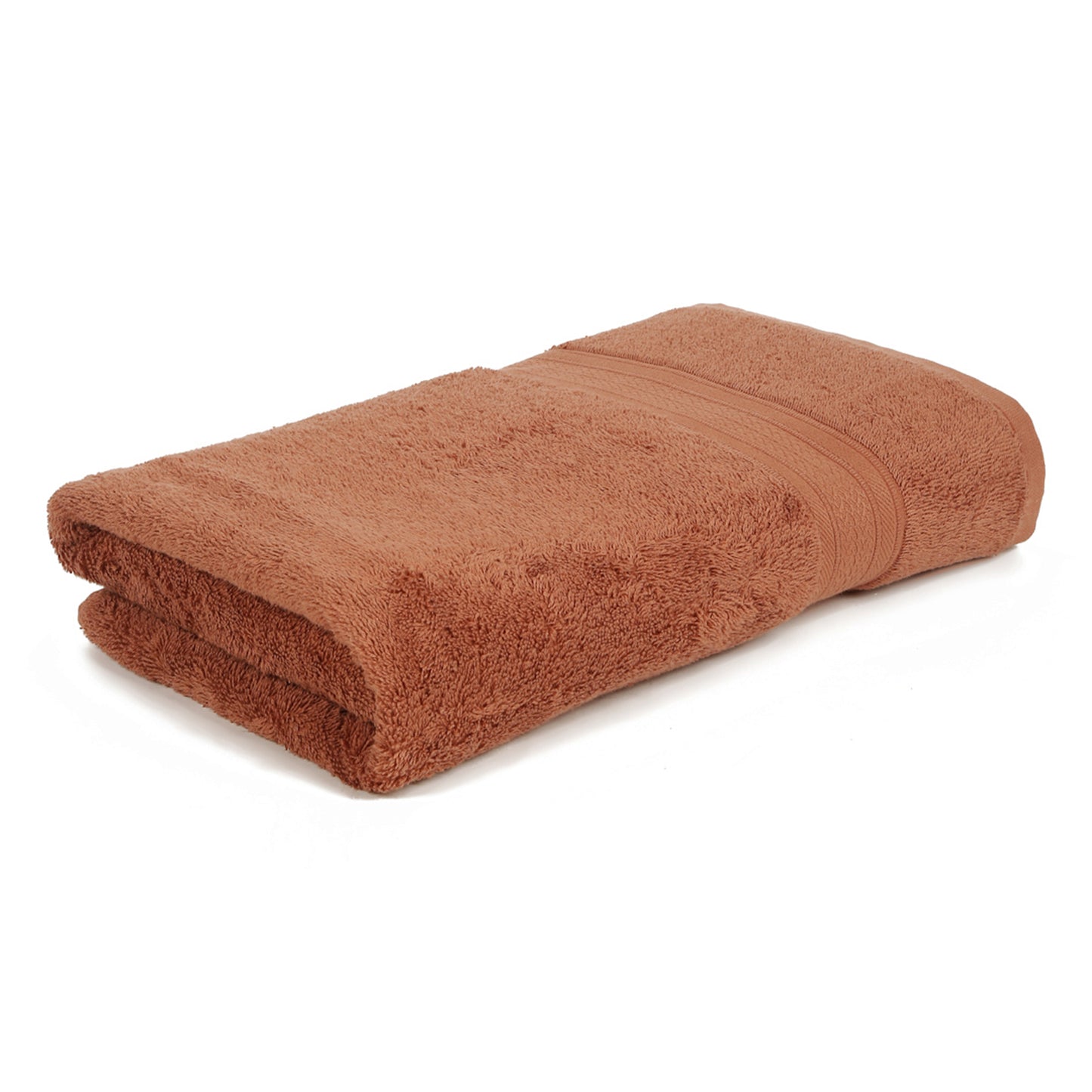 Premium Dark Rust Colour 500 GSM 100% Cotton Bath Towel