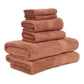 Premium 6 Piece Dark Rust Colour Cotton Towel Set (Bath, Hand & Face)