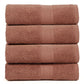 Premium 500 GSM 100% Cotton Dark Rust Colour Hand Towels (Pack of 4)