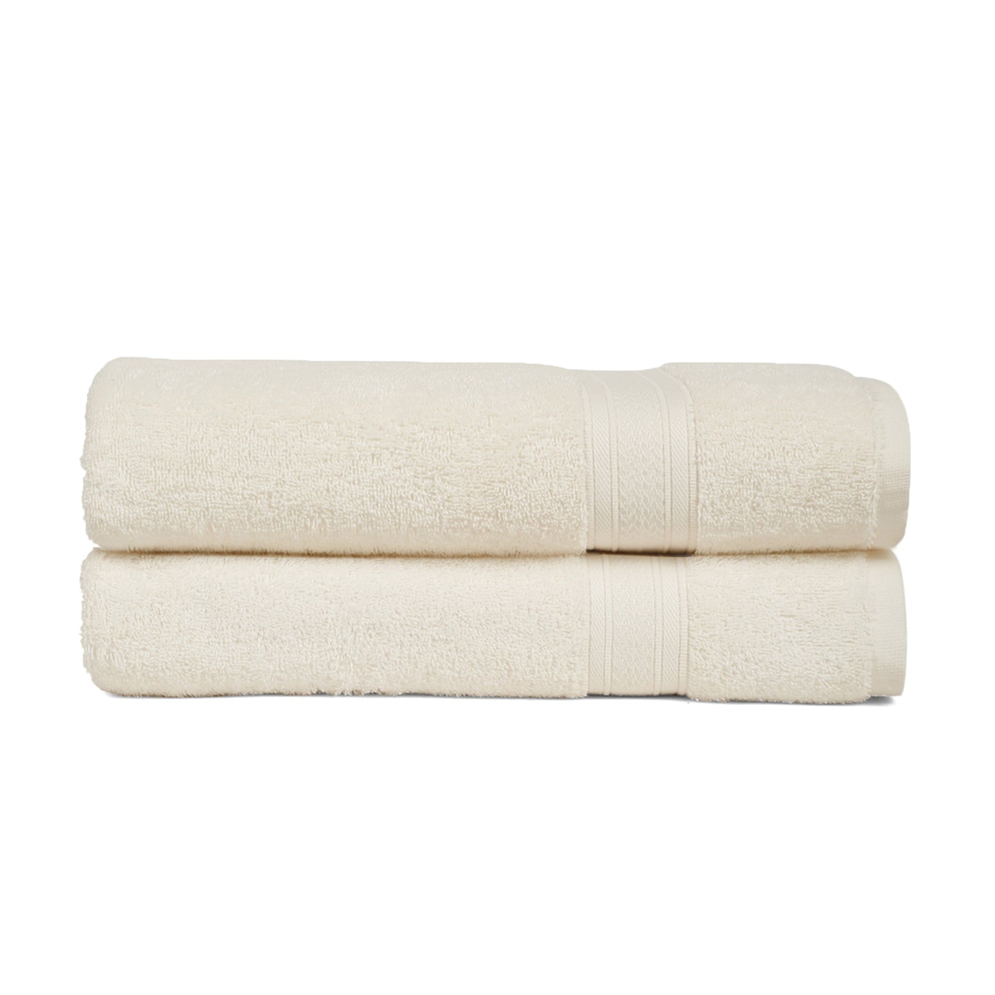 Premium Cream Colour 500 GSM 100% Cotton Bath Towel