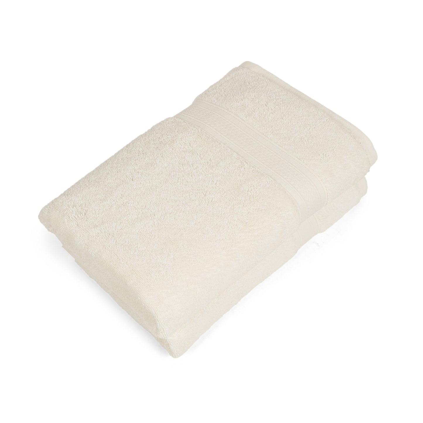 Premium Cream Colour 500 GSM 100% Cotton Bath Towel
