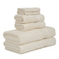 Premium 6 Piece Cream Colour Cotton Towel Set (Bath, Hand & Face)