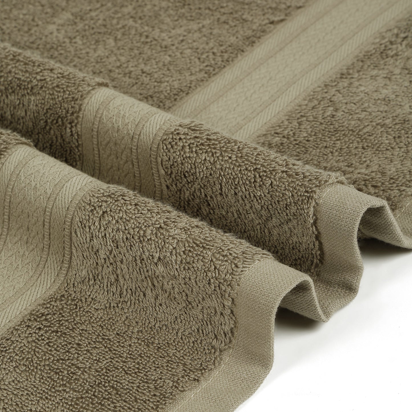 Premium 500 GSM 100% Cotton Brown Colour Hand Towels (Pack of 4)