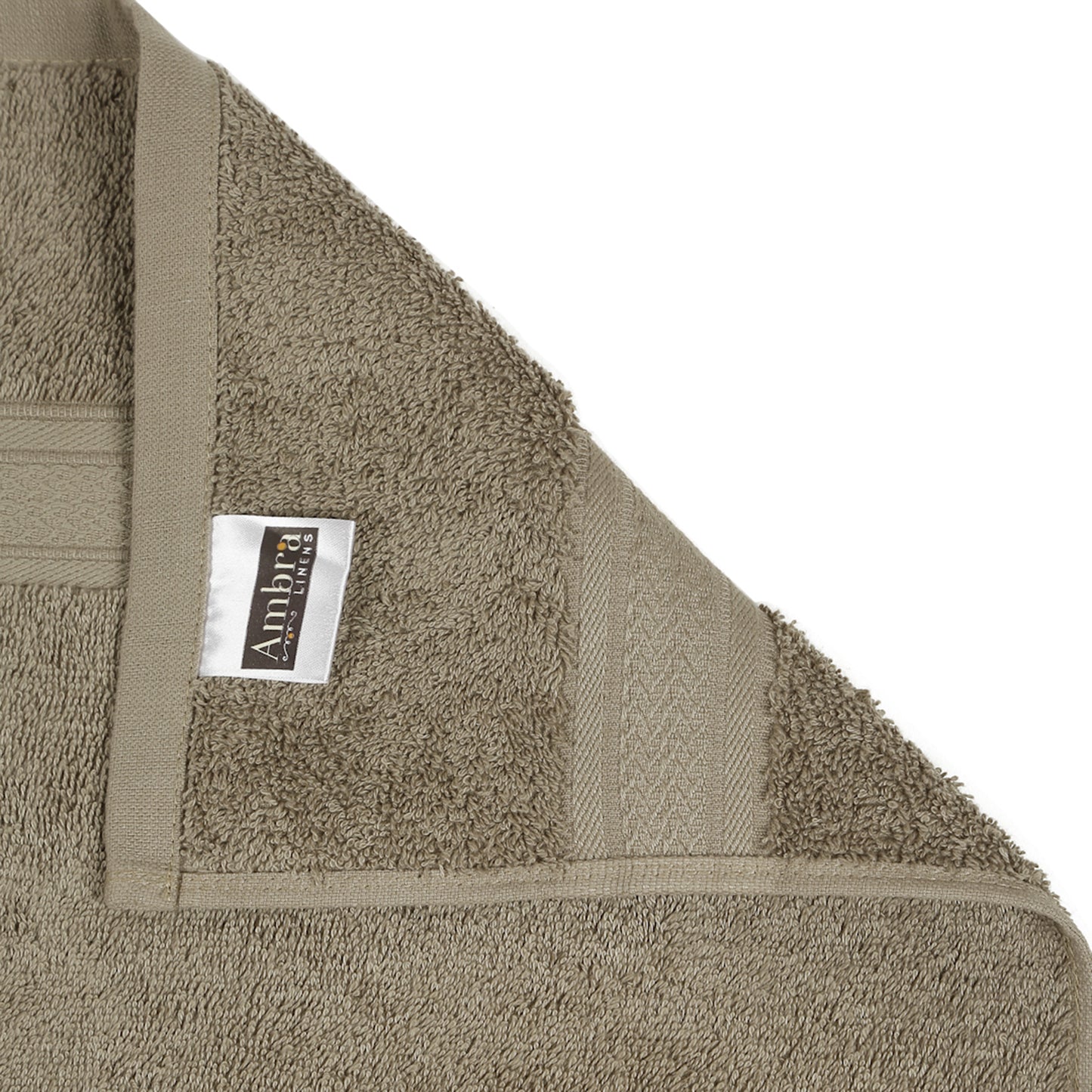 Premium 500 GSM 100% Cotton Brown Colour Hand Towels (Pack of 4)