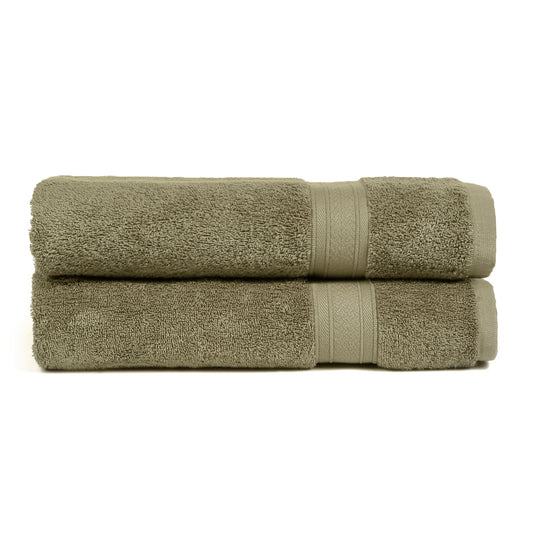 Premium Brown Colour 500 GSM 100% Cotton Bath Towel