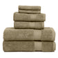Premium 6 Piece Brown Colour Cotton Towel Set (Bath, Hand & Face)
